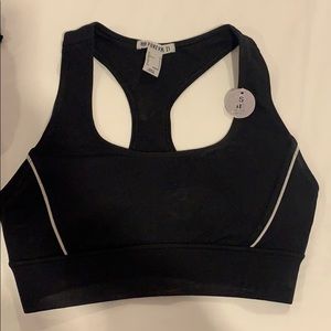 Black Sports Bra